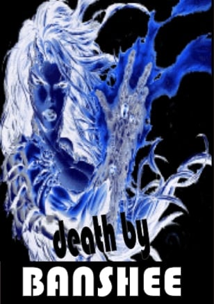 x ray in blue of woman with waves of energy grapic